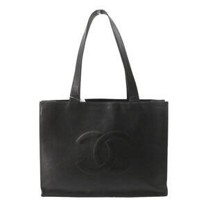 CHANEL Caviar CC Tote Black PRELOVED AUTHENTIC